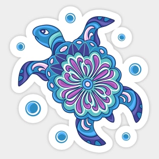 Sea turtle pattern Sticker
